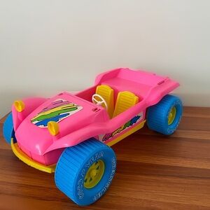 Vintage 80s Malibu Barbie doll toy jeep neon gay toys Inc wrangler